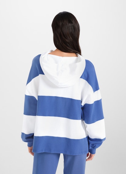 Oversized Fit Sweatshirts Hoodie french blue