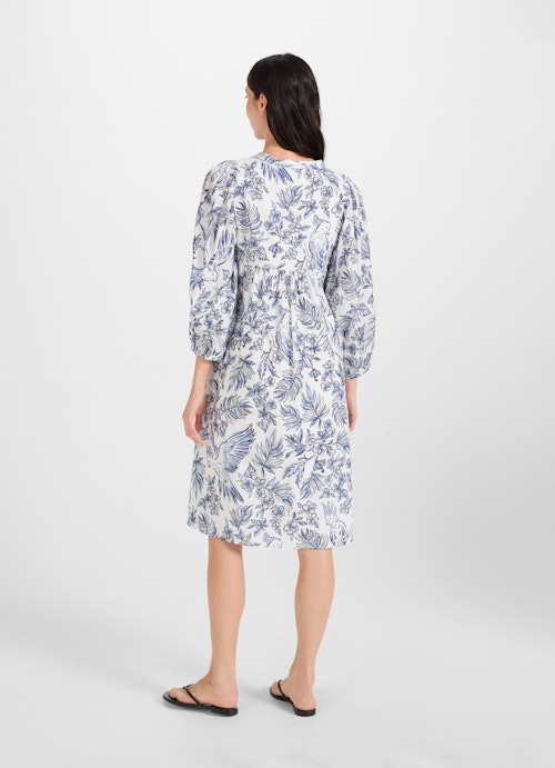 Short Length Kleider Popeline Kleid white