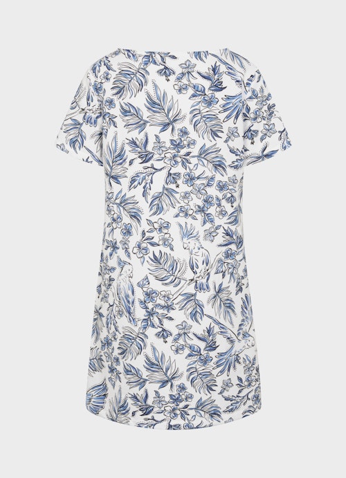 Regular Fit Kleider Sweatkleid white