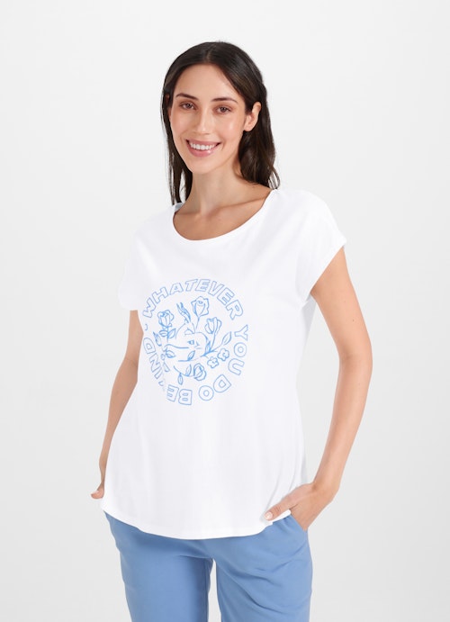 Regular Fit T-Shirts T-Shirt white-cornflower