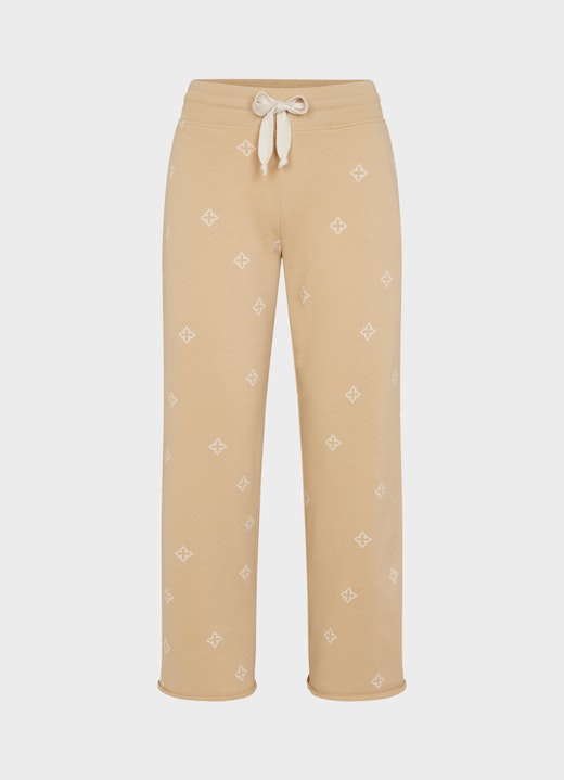 Loose Fit Pants Culotte - Sweatpants camel