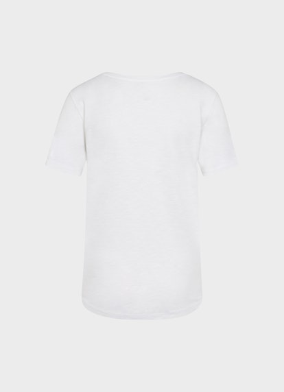 Slim Fit Longsleeves T-Shirt white
