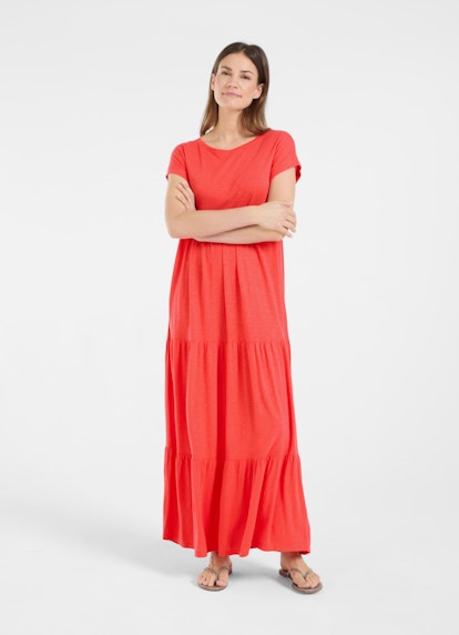 Maxi Length Kleider Kleid poppy red