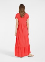 Maxi Length Kleider Kleid poppy red