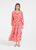 Maxi Length Robes Popeline - Maxi robe poppy red