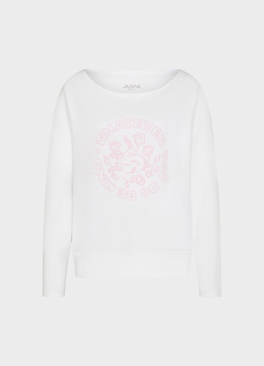 Loose Fit Sweatshirts Sweatshirt white