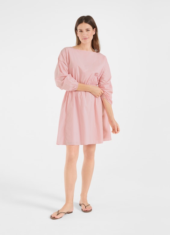 Short Length Dresses Poplin - Dress flamingo
