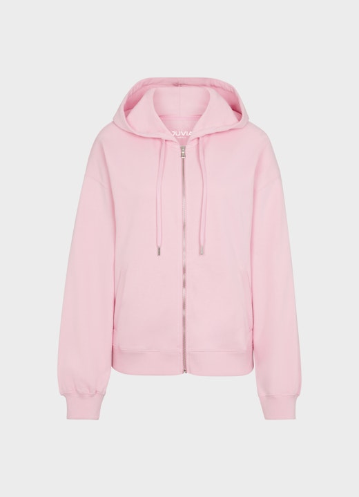 Casual Fit Jacken Hoodie - Sweatjacke rosé