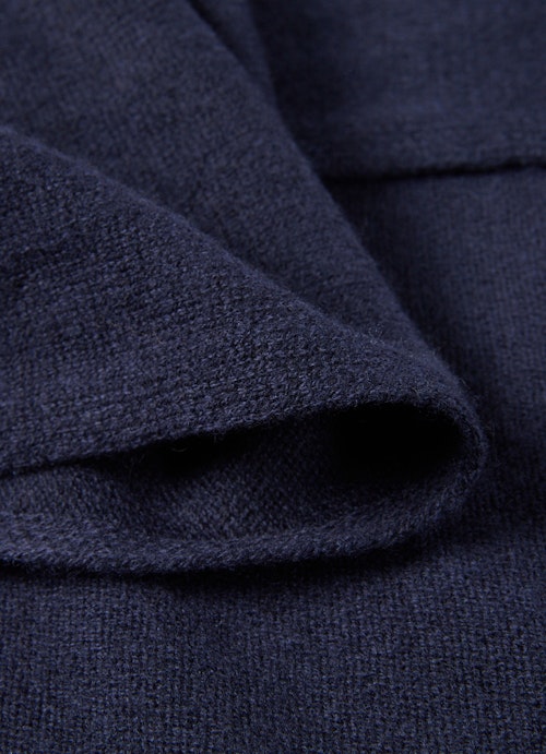 Regular Fit Strick Cashmere blend - Schal navy