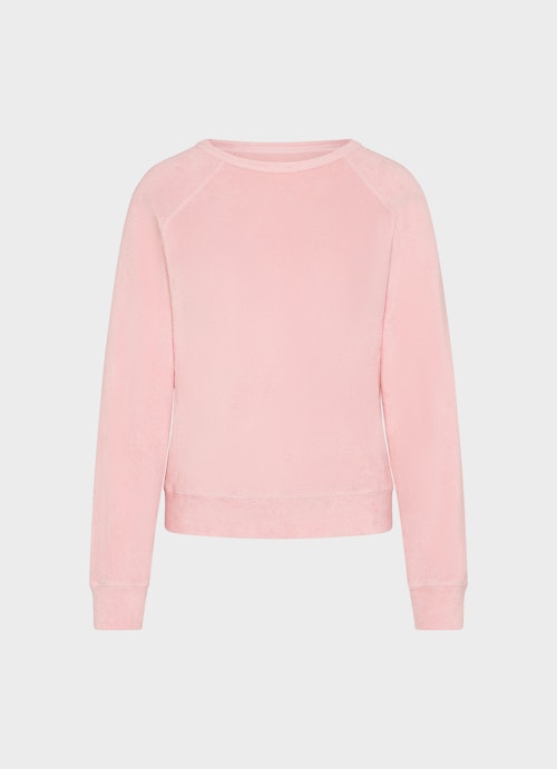Loose Fit Sweatshirts Terrycloth - Sweater flamingo