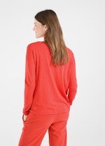 Coupe oversize T-shirts à manches longues Longsleeve poppy red