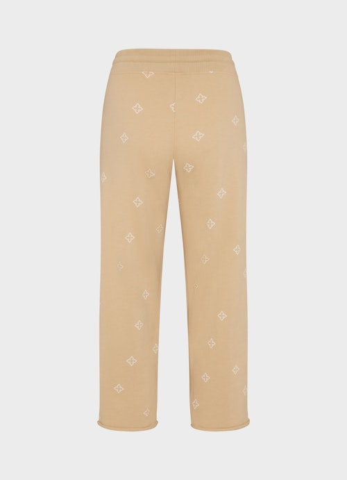 Coupe Loose Fit Pantalons Culotte - Sweatpants camel