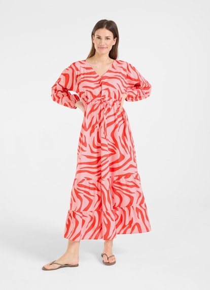 Maxi Length Robes Popeline - Maxi robe poppy red