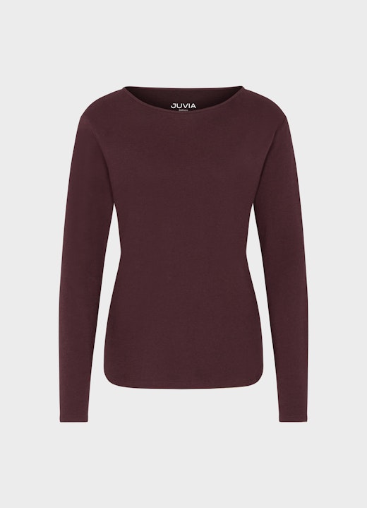 Slim Fit Sweatshirts Cashmix - Sweater cassis