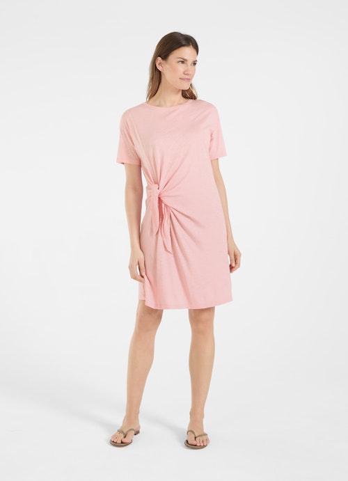 Short Length Kleider Jerseykleid flamingo