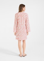 Short Length Kleider Popeline - Tunika Kleid flamingo