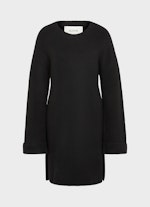 Casual Fit Strick Cashmere blend - Kleid black