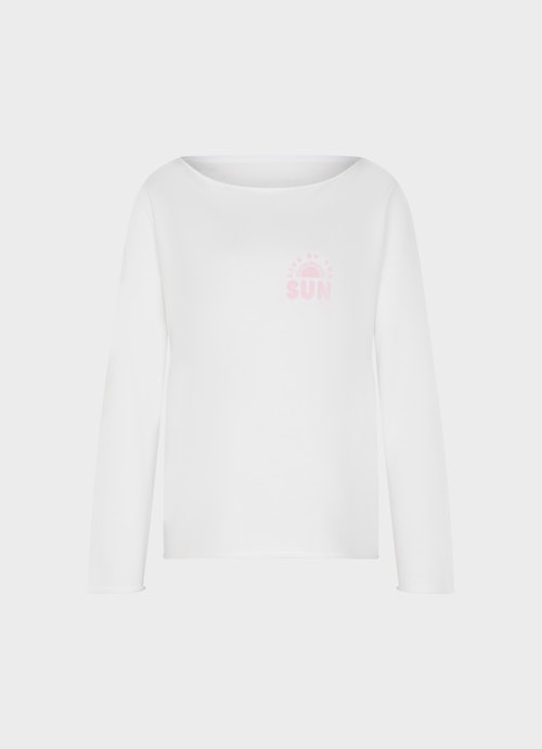 Coupe Loose Fit Sweat-shirts Sweatshirt white