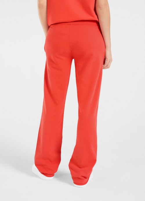 Boot Cut Pants Wide Leg Fit - Sweatpants poppy red