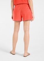 Medium Length Bermudas Terrycloth - Shorts poppy red