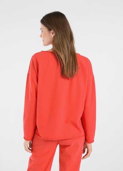 Coupe Loose Fit Sweat-shirts Sweatshirt poppy red
