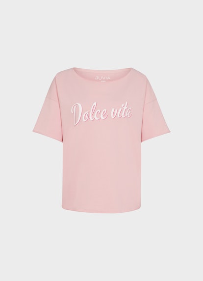 Coupe oversize Sweat-shirts Dolce Vita Fleece Sweater Shortsleeve flamingo