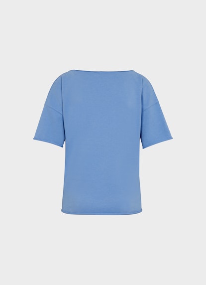 Coupe oversize Sweat-shirts Capri Fleece Sweater Shortsleeve cornflower