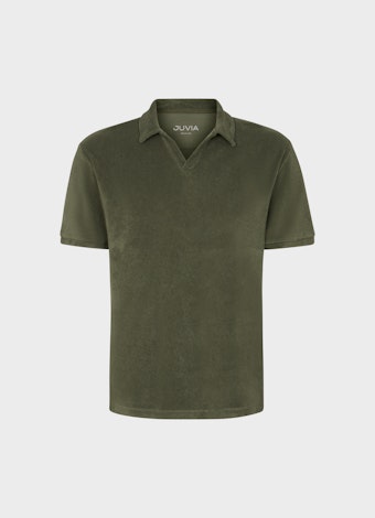 Regular Fit T-shirts Terrycloth - Poloshirt soft jungle green
