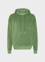 Regular Fit Hoodies Frottee - Hoodie jade green