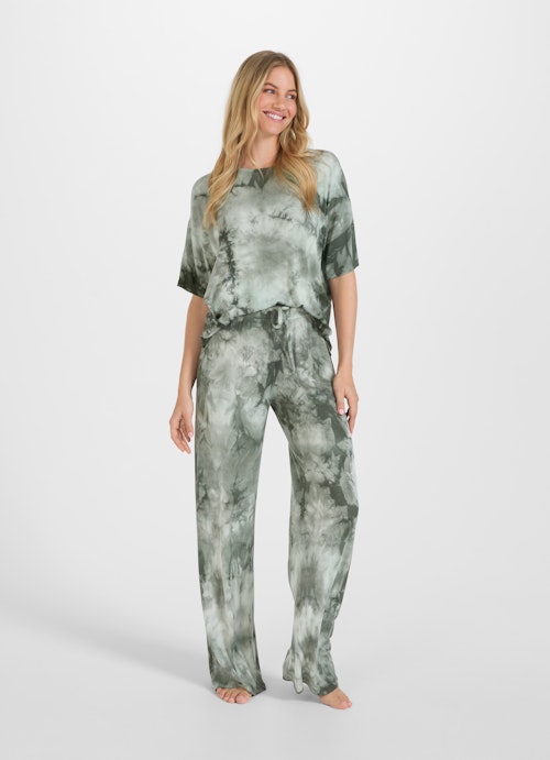 Regular Fit Pants Nightwear - Pants jade