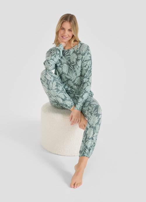 Regular Fit Sweatshirts Nightwear - Sweatshirt jade