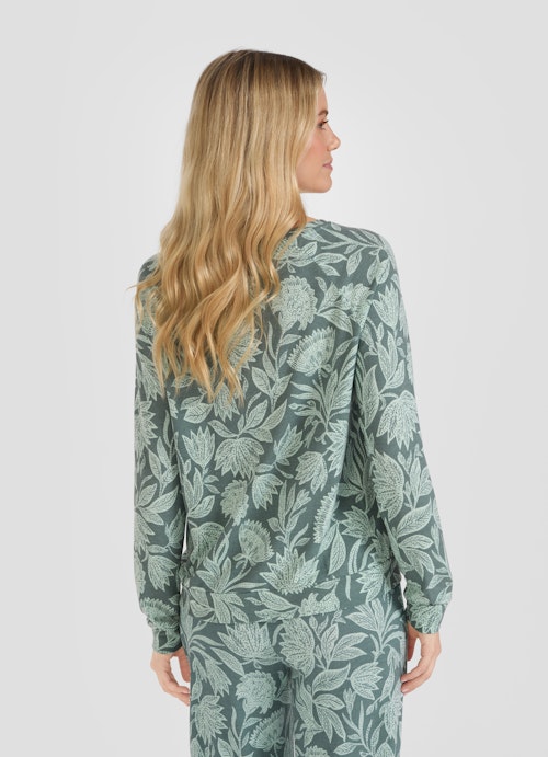 Regular Fit Sweatshirts Nightwear - Sweatshirt jade