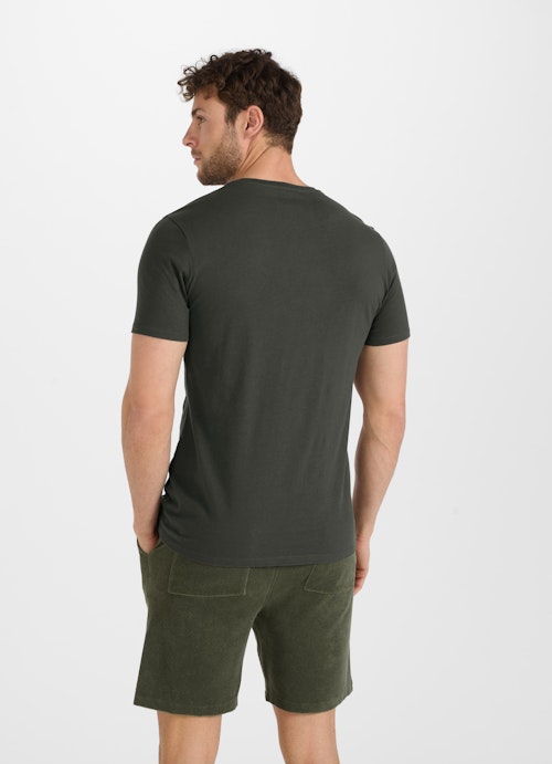 Coupe Regular Fit T-shirts T-Shirt jungle green
