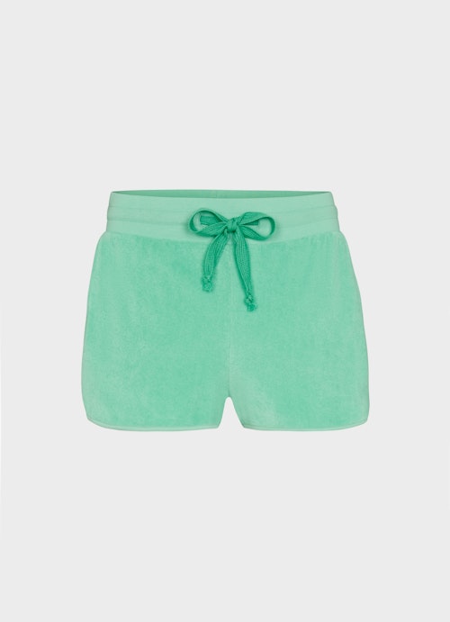 Slim Fit Shorts Terrycloth - Shorts spring green