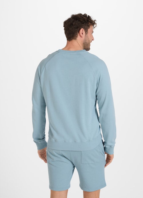 Regular Fit Sweater Frottee - Sweater pacific blue