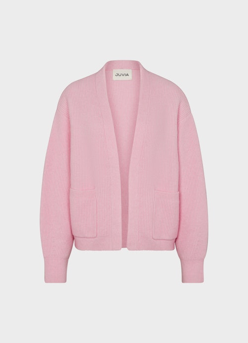 Coupe Casual Fit Maille Strick - Cardigan rosé
