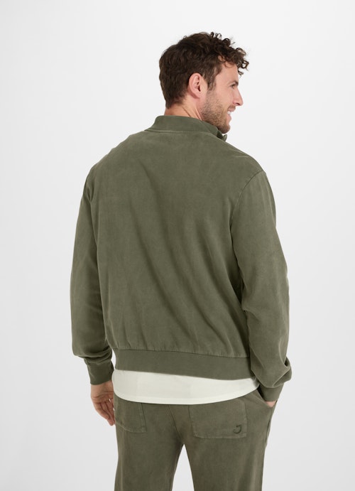 Regular Fit Jacken Sweatjacke soft jungle green