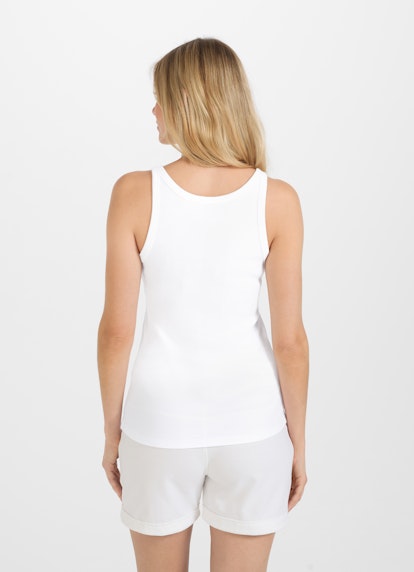 Slim Fit Tops Top white