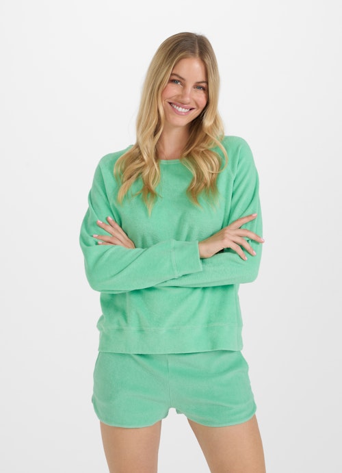 Coupe Loose Fit Sweat-shirts Frottee - Pull spring green