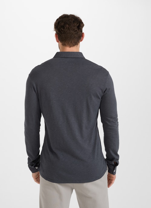 Regular Fit Shirts Jersey - Hemd smoke