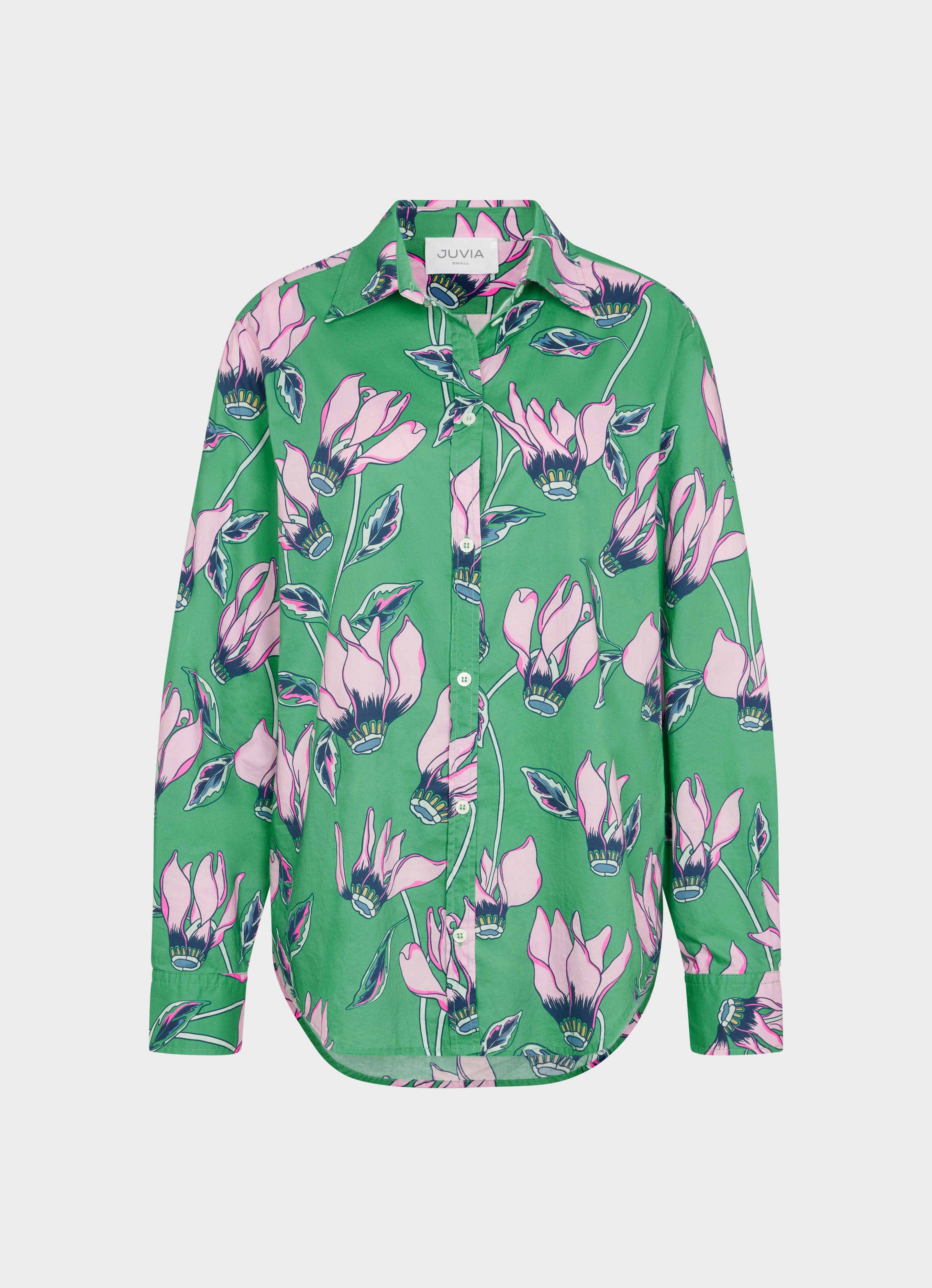 Popeline - Bluse Karina in Grün | Blusen online kaufen bei JUVIA