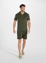 Regular Fit T-Shirts Frottee - Poloshirt soft jungle green
