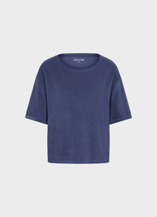 Coupe Loose Fit T-shirts T-shirt en éponge ink blue