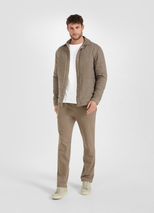 Regular Fit Jackets Tech Velours - Overshirt moon rock