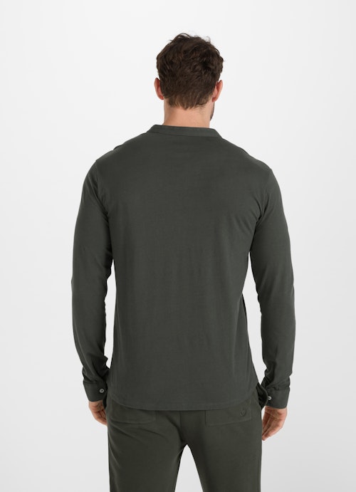 Coupe Regular Fit Chemises Jersey - Hemd jungle green