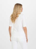 Slim Fit T-shirts Jersey Modal - Longsleeve white