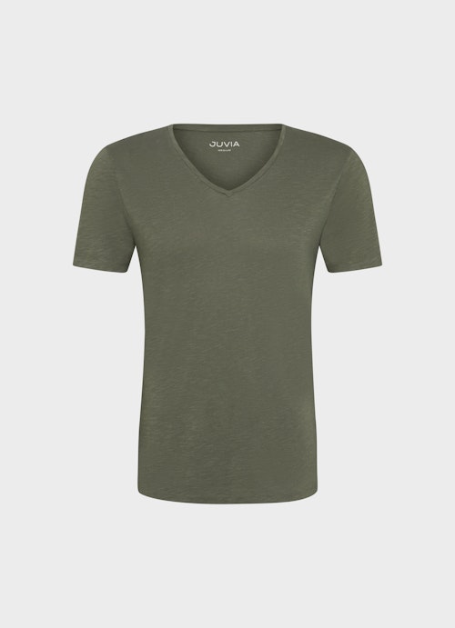 Coupe Regular Fit T-shirts T-Shirt soft jungle green