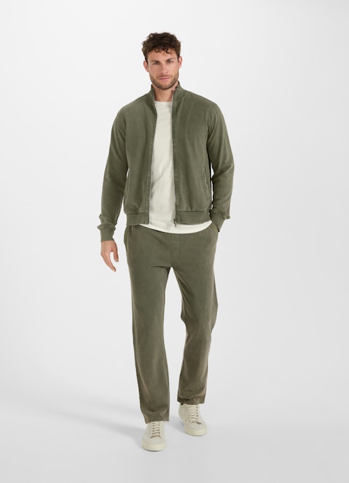 Regular Fit Jacken Sweatjacke soft jungle green