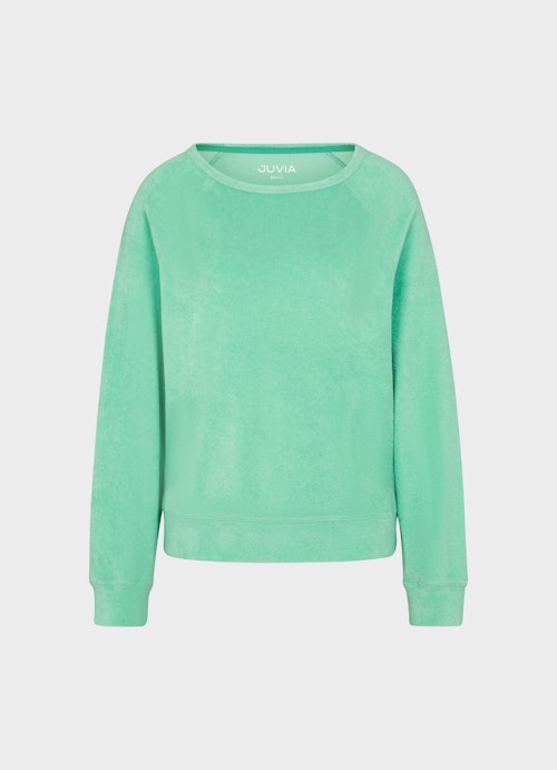 Loose Fit Sweatshirts Frottee - Sweater spring green