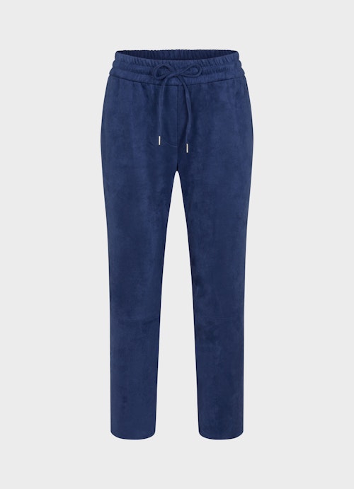 Coupe Regular Fit Pantalons Tech Velours - Pantalon ink blue